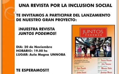 Invitación Presentación de la Revista » Juntos Podemos»
