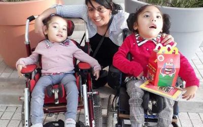 Paralisis cerebral: Una tía y sus dos amores
