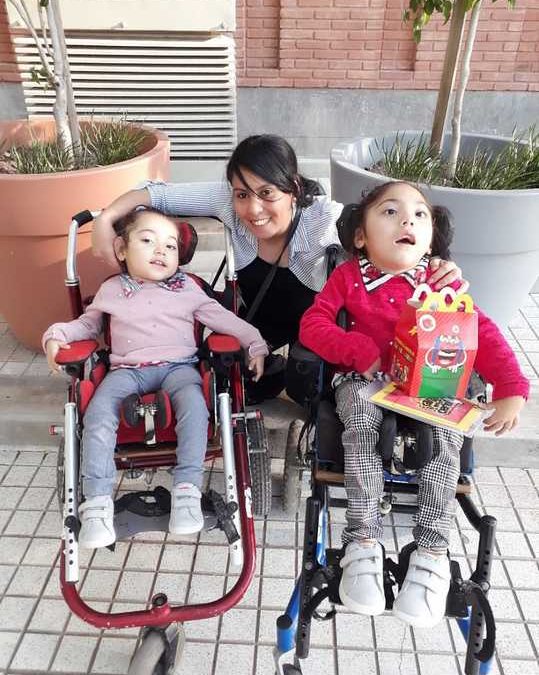 Paralisis cerebral: Una tía y sus dos amores