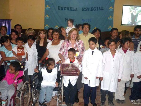 Escuela especial n°13 y su Profesora Liliana Josefina Dominguez
