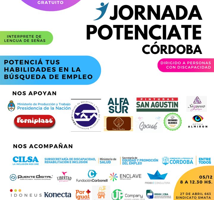 Jornada Potenciate- Stand y cobertura comunicacional