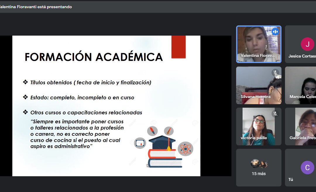 TALLER DE ARMADO DE CV