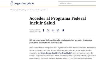 programa incluir salud