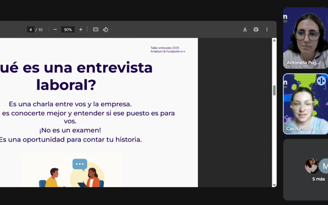 BRINDAMOS TALLER DE ENTREVISTAS LABORALES CON ARTEKIUM
