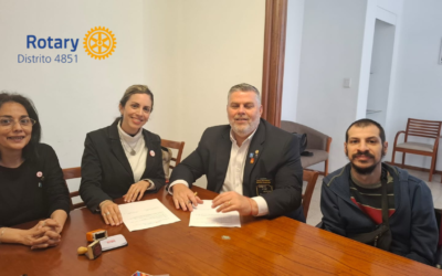 FIRMAMOS CONVENIO DE COOPERACIÓN CON EL Rotary Distrito 4851