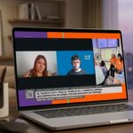 Sofia Gancedo y Nicolás Robles en videollamada