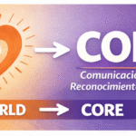 imagen del CORE y el MCRLD en naranja y violeta