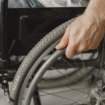 una silla de rueda