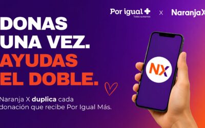 Donás una vez, ayudás el doble junto a Naranja X