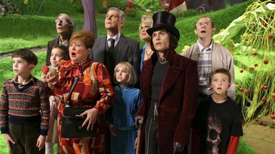 Escena de la película de Charlie y la Maquina de Chocolate