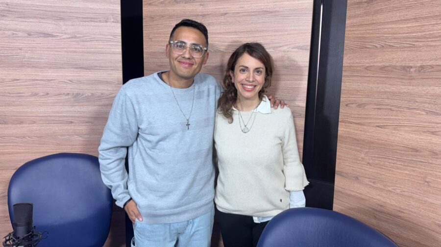 Ana Argento Nasser con Lucas Mantuano