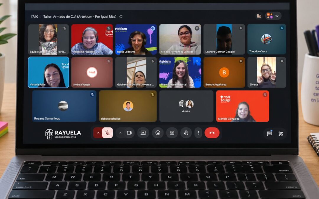 Herramientas para la empleabilidad: Por Igual Más y Artekium dictaron un taller sobre armado de CV