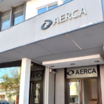 primer plano del edificio de AERCA